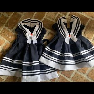 Sister Set Sailor Dresses 18 months and 3T